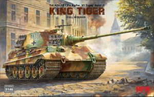 RYE FIELD MODELS 5146 1/35 Sd.Kfz.182 Pz.Kpfw. VI Tiger Ausf.B "King Tiger" with full interior DUE AUG 2025