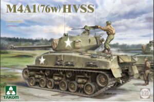 TAKOM 2205 1/35 Sherman M4A1 (76w) HVSS Wet Stowage Due Aug 2025