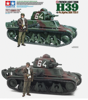 Tamiya 35389 1/35  French Light Tank H39 Model Kit