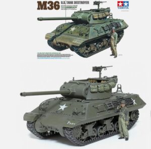 Tamiya 35390 1/35 US Army M36 Tank Destroyer Model Kit