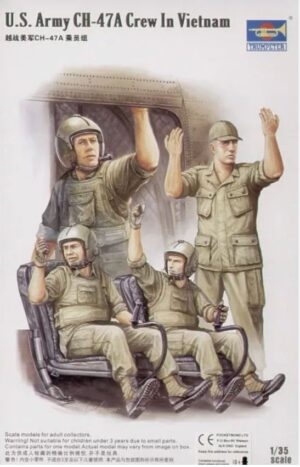 Trumpeter 00417 1/35 US Army CH-47D Chinook Crew in Vietnam