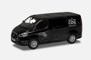 Corgi VA15105 1/43 Ford Transit Custom 300L1 Black R. Hammond's Smallest Cog