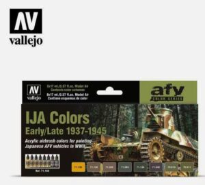 Model Air Acrylic Paint Set - Imperial Japanese Army (IJA) Vallejo 71160 HELL IN THE PACIFIC