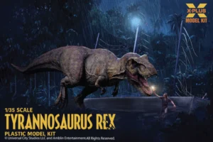 X-PLUS 411-200364 1/35 Jurassic Park Tyrannosaurus Rex Plastic Model Kit