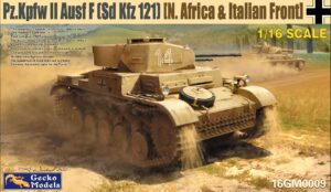 GECKO MODELS 1/16 Pz.kpfw II (Sd.Kfz. 121) Ausf. F (North Africa & Italian Front 16GM0009