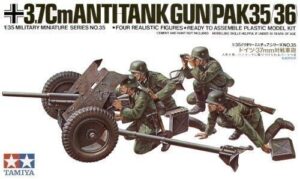 Tamiya 1/35 German 3.7cm Antitank Gun Pak35/36  TC 35035 Soviet Storm