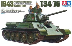 Tamiya 1/35 Russia Tank T34-76 1943 35059 TC SOVIET STORM