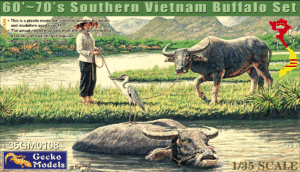GECKO 35GM0108 1:35 SCALE 60'-70's Vietnam Buffalo Set