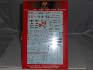 TANDECAL 1/48 F5 Decals only for 7 Aircraft TAN48001