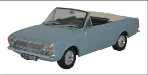 OXFORD 1/43 FORD CORTINA MKII CRAYFORD CONVERTIBLE BLUE MINK 43CCC001B