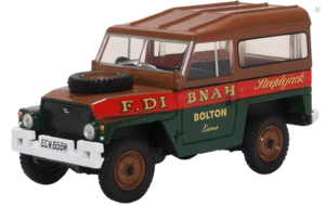 OXFORD 43LRL006 1/43 LAND ROVER LIGHTWEIGHT HARD TOP FRED DIBNAH
