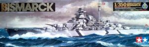Tamiya 1/350 German Battleship Bismarck with Stand TC 78013