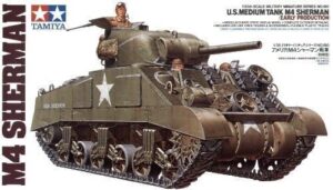 Tamiya 1/35 M4 Sherman Early Production Tank 35190 TC Overlord