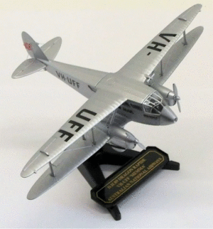 Oxford Diecast 72DR013 1/72 DH Dragon Rapide VH-UFF Australian Airways THFS