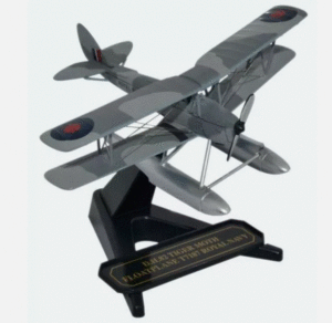 Oxford Diecast 72TM009 1/72 D.H.82 Tiger Moth Floatplane T7187 RN THFS