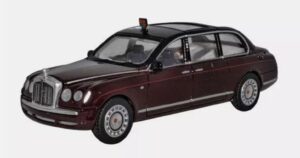 Oxford Diecast 76BSL001 1/76 Bentley State Limousine HM The Queen