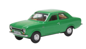 Oxford Diecast 76FE001 1/76 OO Gauge Ford Escort Mk1 Modena Green