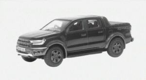 Oxford 76FR001 1/76 Ford Ranger Raptor Agate Black Metallic