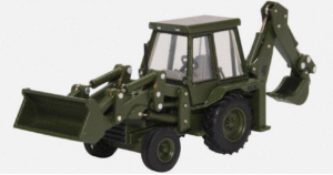 Oxford Diecast 76JCX002 1/76 JCB 3CX (1980s) British Army