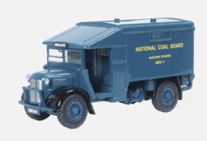 Oxford Diecast 76K2003 1:76 OO Gauge Austin K2 Ambulance NCB Northern Div Area 5