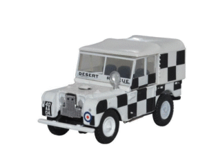 Oxford Diecast 76LAN180009 1/76 Land Rover Series 1 RAF Tripoli Desert Rescue Team
