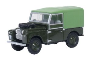 Oxford 76LAN188024 1/76 Bronze Green Land Rover Series I 88 Canvas