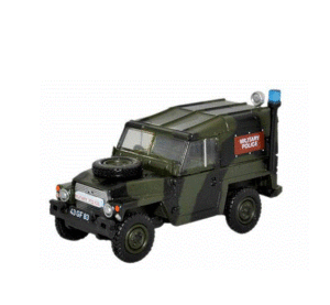 Oxford Diecast 76LRL002 1/76 Land Rover 1/2 Ton Lightweight Military Pol