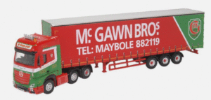 Oxford 76MB007 1/76 Mercedes Actros GSC C/side McGawn Bros