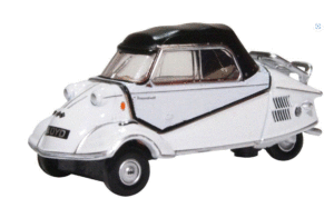 Oxford Diecast 76MBC005 1/76 Messerschmitt Bubble Car Polar White