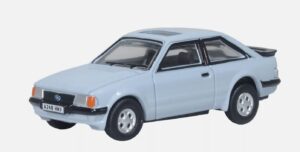 Oxford Ford Escort XR3i Nimbus Grey OD76XR008 1/76 OO Gauge
