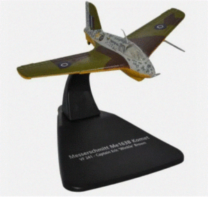 Oxford Diecast AC073 1/72 MESSERSCHMITT ME 163 ERIC BROWN THFS