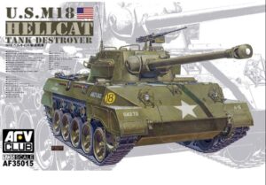 AFV Club 1:35 Scale M18 Hellcat Tank Destroyer 35015 ASSAULT ON THE RHINE