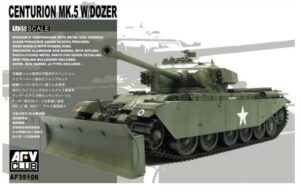 AFV Club 1:35 Scale Centurion Mk.5 With Dozer Model Kit AF35106