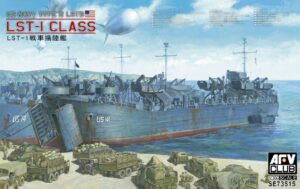 AFV Club 1/350 US Navy LST-1 Landing Ship Tank SE73515 Overlord HELL IN THE PACIFIC
