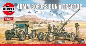 AIRFIX 1/72 Bofors 40mm Gun & Tractor A02314V