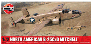 Airfix A06015A 1/72 North American B-25C/D Mitchell Model Kit