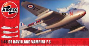 AIRFIX 1/48 SCALE DE HAVILLAND VAMPIRE F.3 A06107