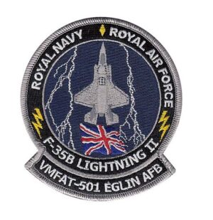 AVIATOR GEAR AG501 UK F-35 UK PATCH VMFAT501