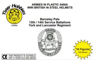 ARMIES IN PLASTIC 1/32 WW1 BRITISH INFANTRY BARNSLEY PALS BATTALION LIMITED EDITION AIP5406A