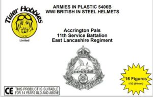 ARMIES IN PLASTIC 1/32 WW1 BRITISH INFANTRY ACCRINGTON PALS BATTALION AIP5406B LTD EDITION