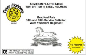 ARMIES IN PLASTIC 1/32 WW1 BRITISH INFANTRY BRADFORD PALS LTD EDITION AIP5406C