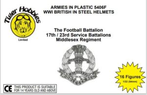 ARMIES IN PLASTIC 1/32 WW1 BRITISH INFANTRY THE FOOTBALL BATTALION LTD EDITION AIP5406F