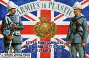Armies In Plastic 5452 1/32 Egypt & Sudan Campaign Royal Marine Light Infantry Battle of Tamai 1884 Toy Soldiers