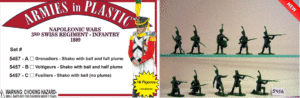 ARMIES IN PLASTIC 5457C 1/32 Napoleonic Wars 3rd Swiss Regiment Infantry 1809 Fusiliers