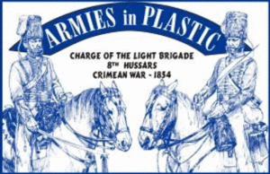 Armies In Plastic 5517 1/32 Crimean War Charge of the Light Brigade 8th Hussars 1854 5 Troopers
