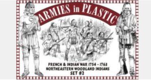 ARMIES IN PLASTIC 5548 1/32 FRENCH & INDIAN WAR WOODLAND INDIANS SET 2