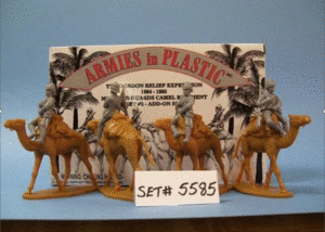 ARMIES IN PLASTIC 5585 1/32 Gordon Relief Campaign 1880's Mounted Guards Camel Set 2
