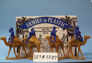 Armies In Plastic 5587 1/32 Gordon Relief Campaign 1884-1885 Mounted Royal Artillery Set 1