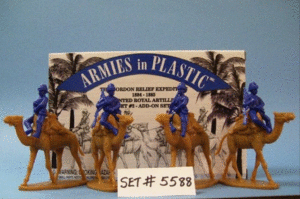 Armies In Plastic 5588 1/32 Gordon Relief Campaign 1880's Mounted Royal Artillery Set 2