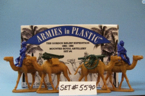 Armies In Plastic 5590 1/32 Gordon Relief Campaign 1880's Mounted Royal Artillery Set 4